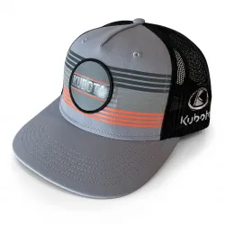 Kubota #C22-11006 Kubota Grey Patch cap w/ Black Mesh
