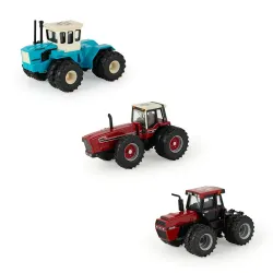 ERTL #ZFN44388 1:64 Case IH & IH 3 Piece Toy Tractor Times Set