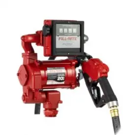 Fill-Rite 115V AC 20 GPM Fuel Transfer Pump with Meter & Nozzle Part #FR711VA
