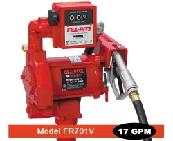 Fill-Rite  115 Volt Fuel Pump / With Meter (17 Gpm) FR701V Part #FR701V