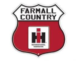 General Farmall Country Highway Shield Embossed Sign Part #16204