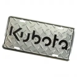 New Holland & Case IH Apparel Kubota License Plate - Diamond Plated Part #94570