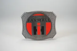 SpecCast IH McCormick Farmall Brushed Pewter Belt Buckle Part #ZJD624