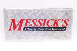 Messicks Apparel #MFELICENSEPLATE Messick's Diamond License Plate