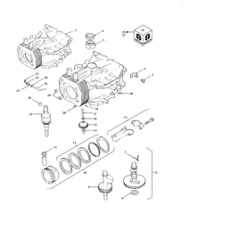 New Holland CV12.5S 1291 12.5HP KOHLER ENGINE 01 91 12 03