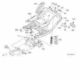 Kubota T2080A 2010 Parts Diagrams
