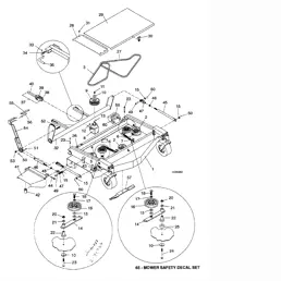 Woods D5218 3 Mow n Machine Parts Diagrams