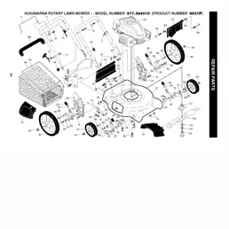 Husqvarna 6021 P 917384510 2010 01 Parts Diagrams