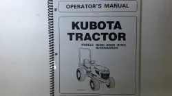 Kubota #6C300-63114 B2320 B2620 B2920 Operators Manual