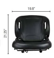 Case IH #SEA-50DIBEX Universal Wrap Seat, Black