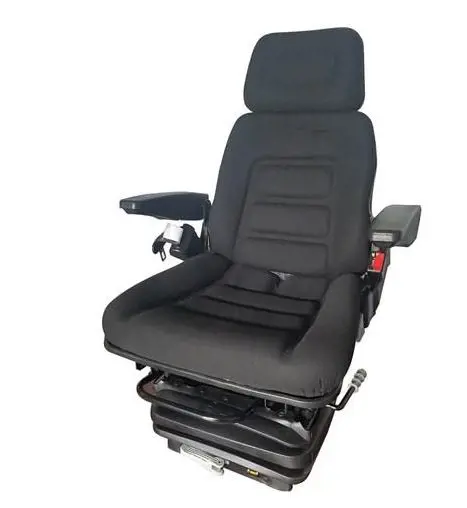Image 1 for #SEA-33001BEX Deluxe Industrial Suspension Seat, Black