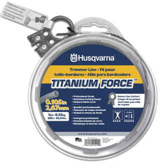Husqvarna #639005105 .105/1#Titanium Force Trimmer Line