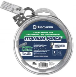 Husqvarna #639005102 1/2 lb. Donut / 140 ft. Spool .095 Titanium Force Trimmer Line