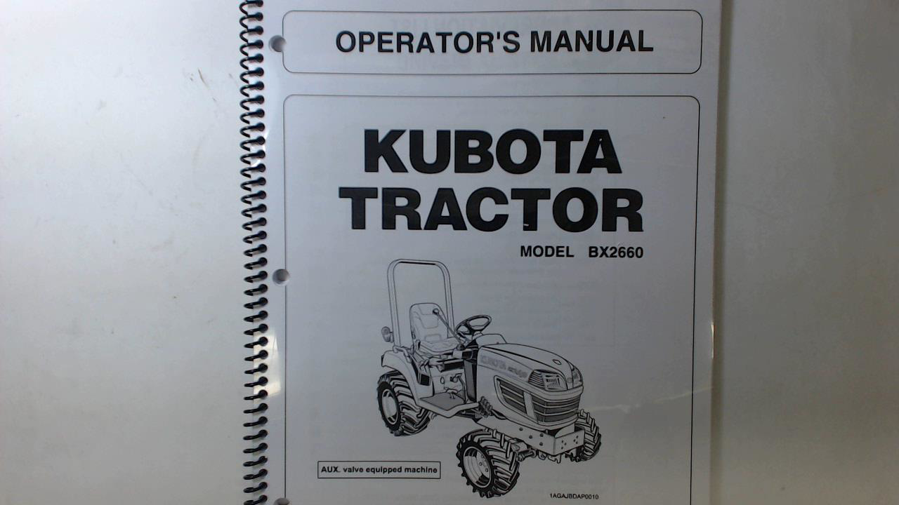 Kubota K265171215 OM BX2660 ROPS