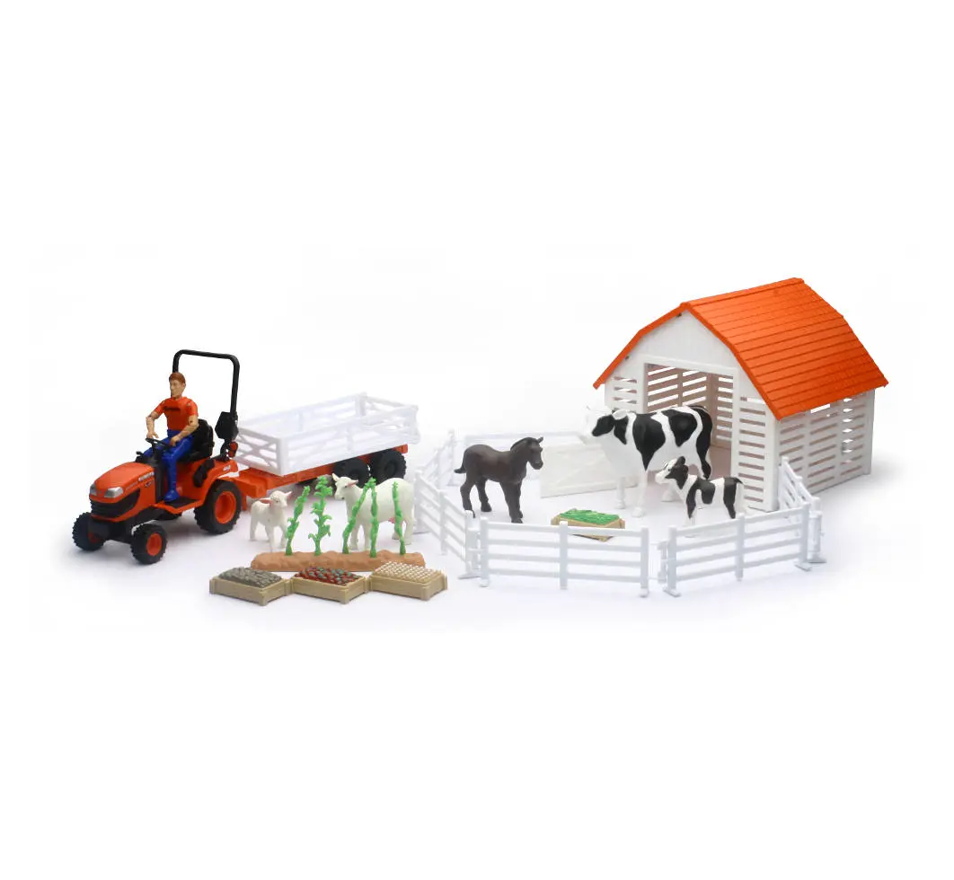 Image 1 for #77700-08698 Kubota BX2670 Tractor w/ Farm Animals Playset