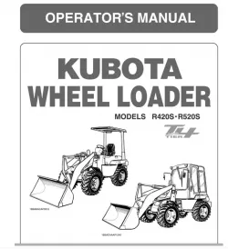 Kubota #97899-60780 R420S/R520S Shop Manual
