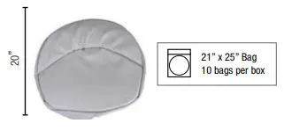 Image 2 for #SEA-50100BEX One Piece Seat Cover, Grey