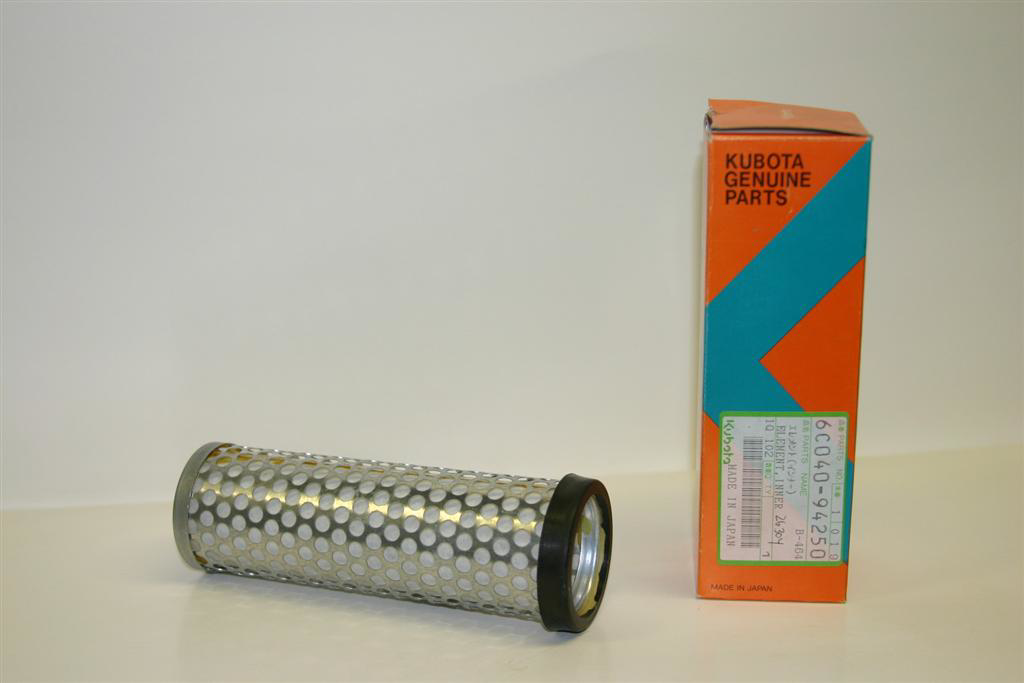 Kubota #6C040-94250 Air Filter, Inner (W/Dual Element Air Cleaner)