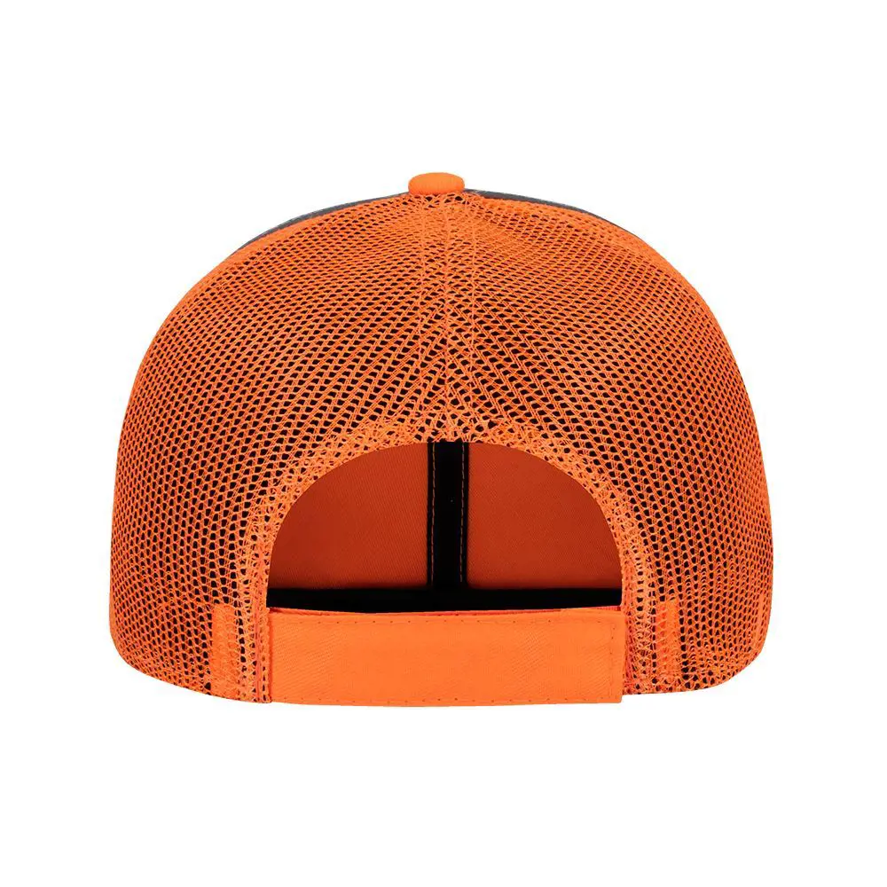 Image 2 for #KT19A-H398 Kubota Safety Orange & Reflective w/ Mesh Cap