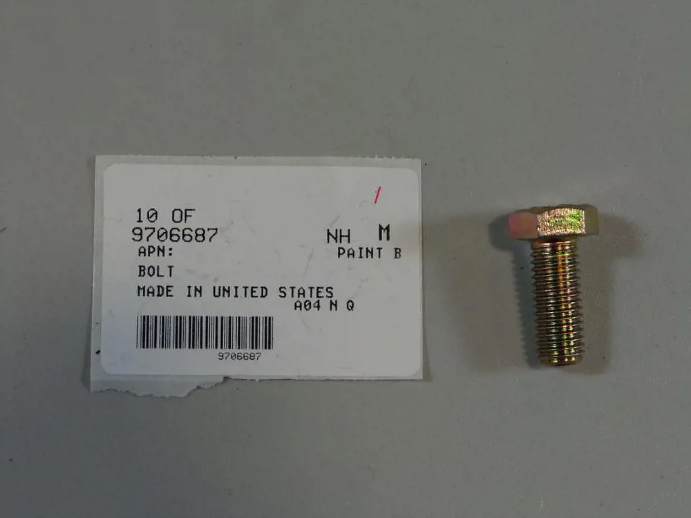 New Holland #9706687 SCREW, CAP