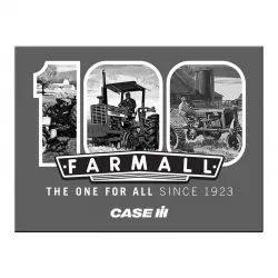 Farmall 100th Anniversary Gray Magnet Part #220494