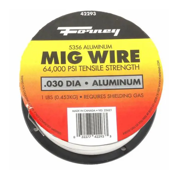 Image 2 for #F42293 ER5356, Aluminum MIG Welding Wire, .030 in x 1 Pound