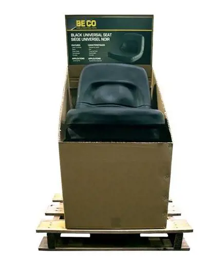 Image 1 for #SEA-LG6LBE-8X Universal Wide Seat, Black