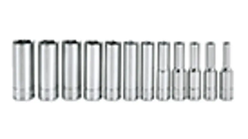 Image 2 for #SN14501 New Holland 1/4" Drive Deep 6 Point Socket Sets Metric
