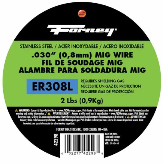 Image 1 for #F42298 ER308L, .030" x 2 lbs., Stainless Steel MIG Welding Wire