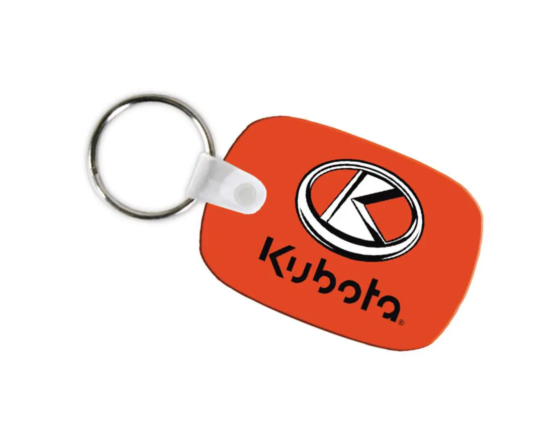 Image 1 for #KT18A-A314 Kubota Vinyl Oblong Key Tag