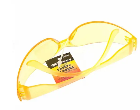 Image 2 for #F55329 Safety Glasses, Amber Lens