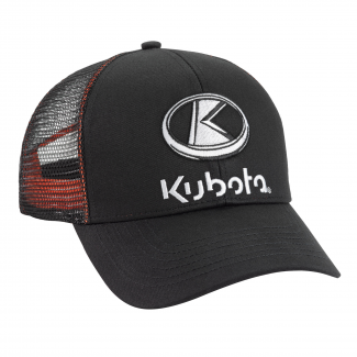 Kubota Basic Black Mesh Back Cap Part#2003741560001