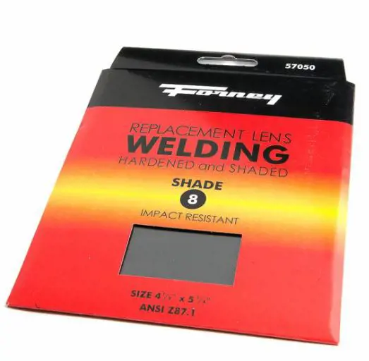 Image 2 for #F57050 Welding Lens, 4-1/2" x 5-1/4", Shade #8