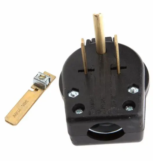 Image 1 for #F57602 Pin-Type Electrical Plug, 230-Volt, 50 AMP (32531)