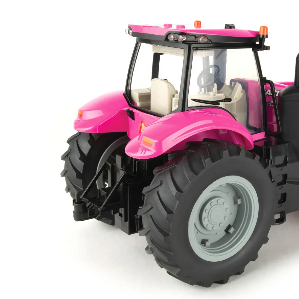 Image 6 for #ZFN47430 1:16 Case IH Magnum Pink Tractor w/ Loader - Big Farm Series