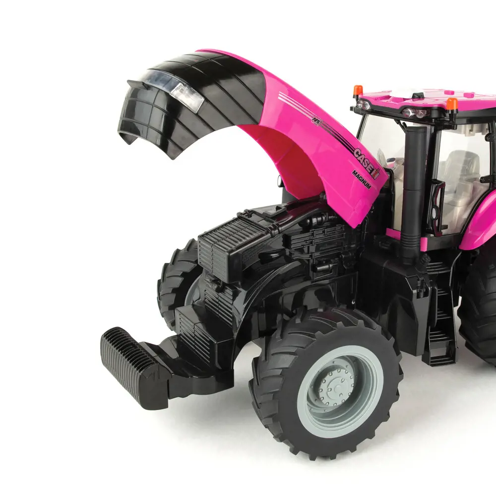 Image 7 for #ZFN47430 1:16 Case IH Magnum Pink Tractor w/ Loader - Big Farm Series