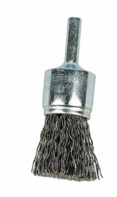 Image 1 for #F60001 Command PRO End Brush Crimped, 3/4" x .020" x 1/4" Shank