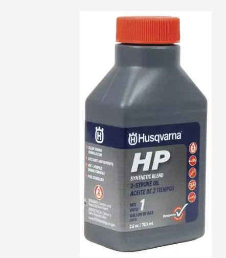 Image 1 for #593152601 Husqvarna HP 2-Stroke Oil 2.6 oz. bottles - 1 gal. mix - 1 case