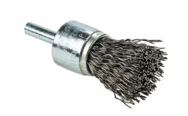 Image 3 for #F60001 Command PRO End Brush Crimped, 3/4" x .020" x 1/4" Shank