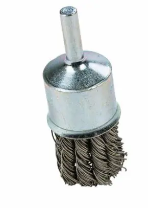 Image 4 for #F60002 End Brush Knotted, 1" x .020" x 1/4" Shank