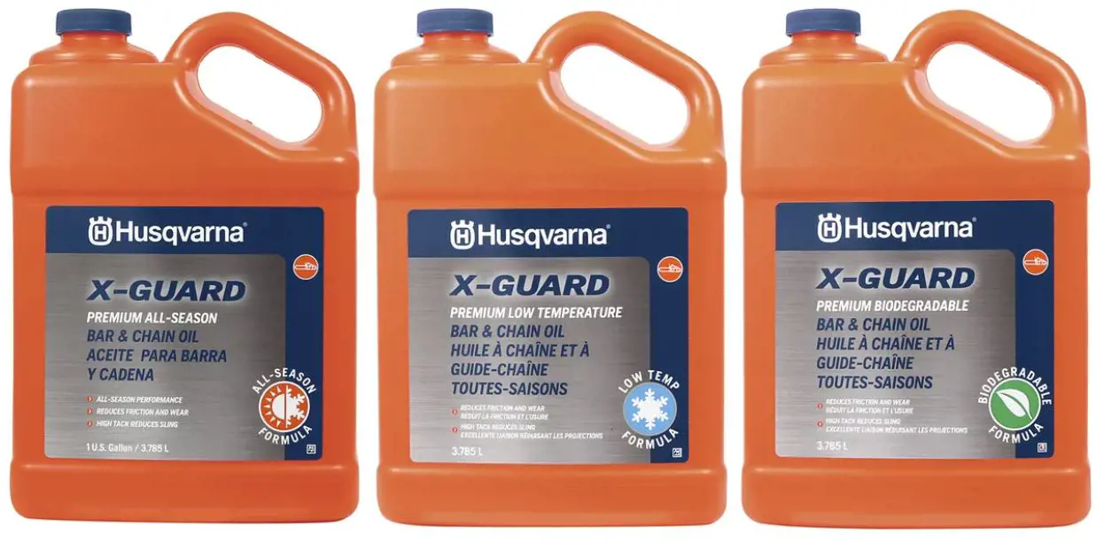 Image 2 for #593152901 X-Guard Low Temp Bar & Chain Oil 1 case, 1 gallon bottles