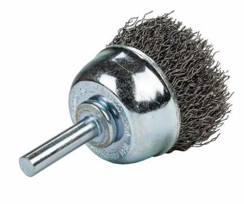 Image 3 for #F60004 Command PRO Cup Brush Crimped, 1-1/2" x .014" x 1/4" Shank