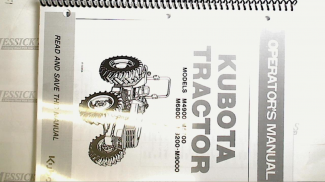 Kubota #3A211-99712 Operators Manual - M4900 M5700