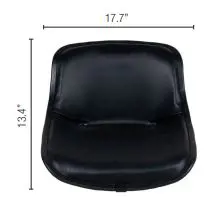 Case IH #SEA-7PNBEX Low Back Pan Seat, Black