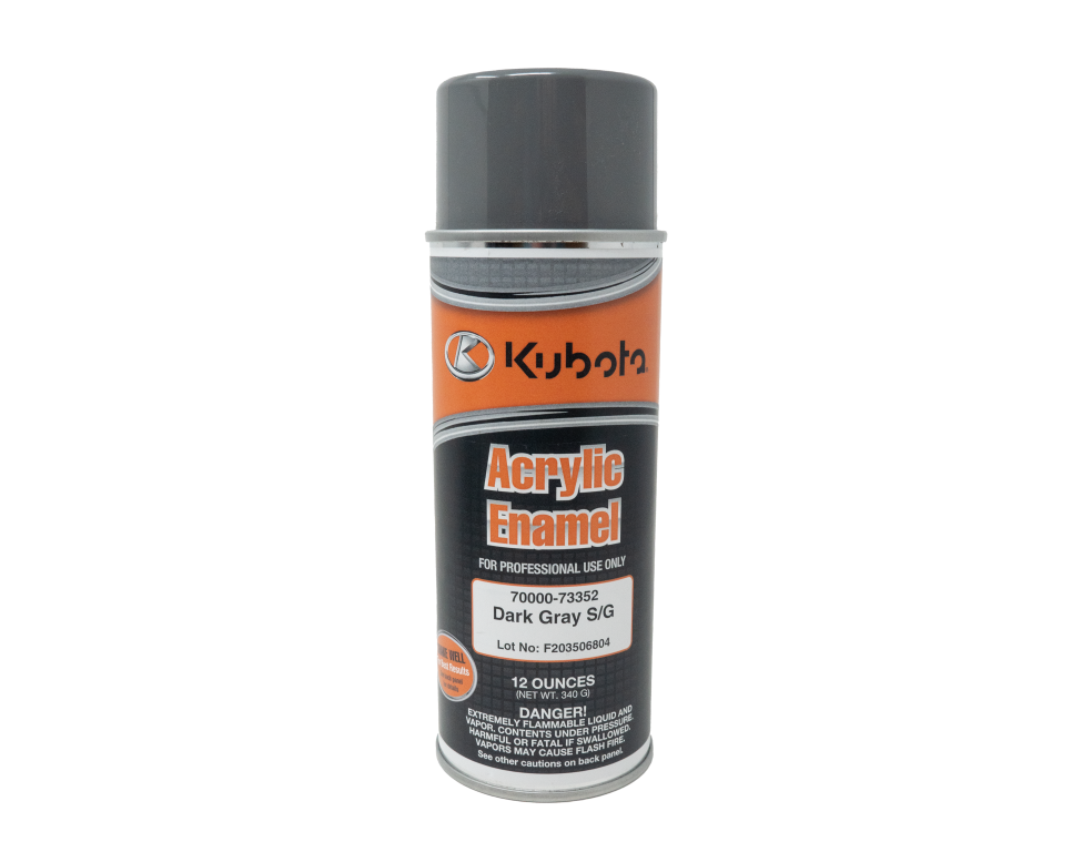 Kubota 7000073352 PAINT, DARK GREY