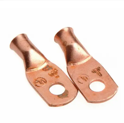 Image 1 for #F60090 Lug for #8 Cable, #10 Stud, Premium Copper