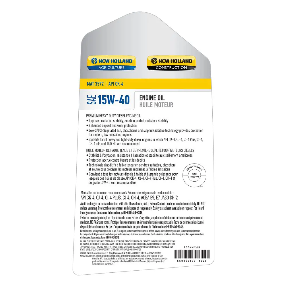 Image 2 for #73344240 15W-40 CK-4 Engine Oil