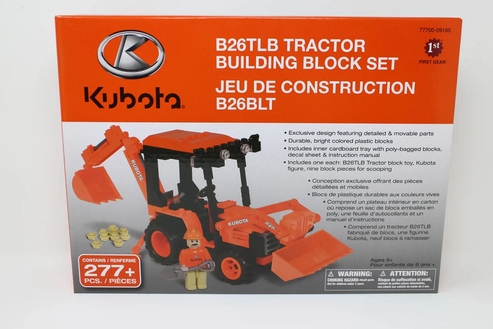 Image 1 for #77700-09185 Kubota B26TLB Tractor Building Blocks Set