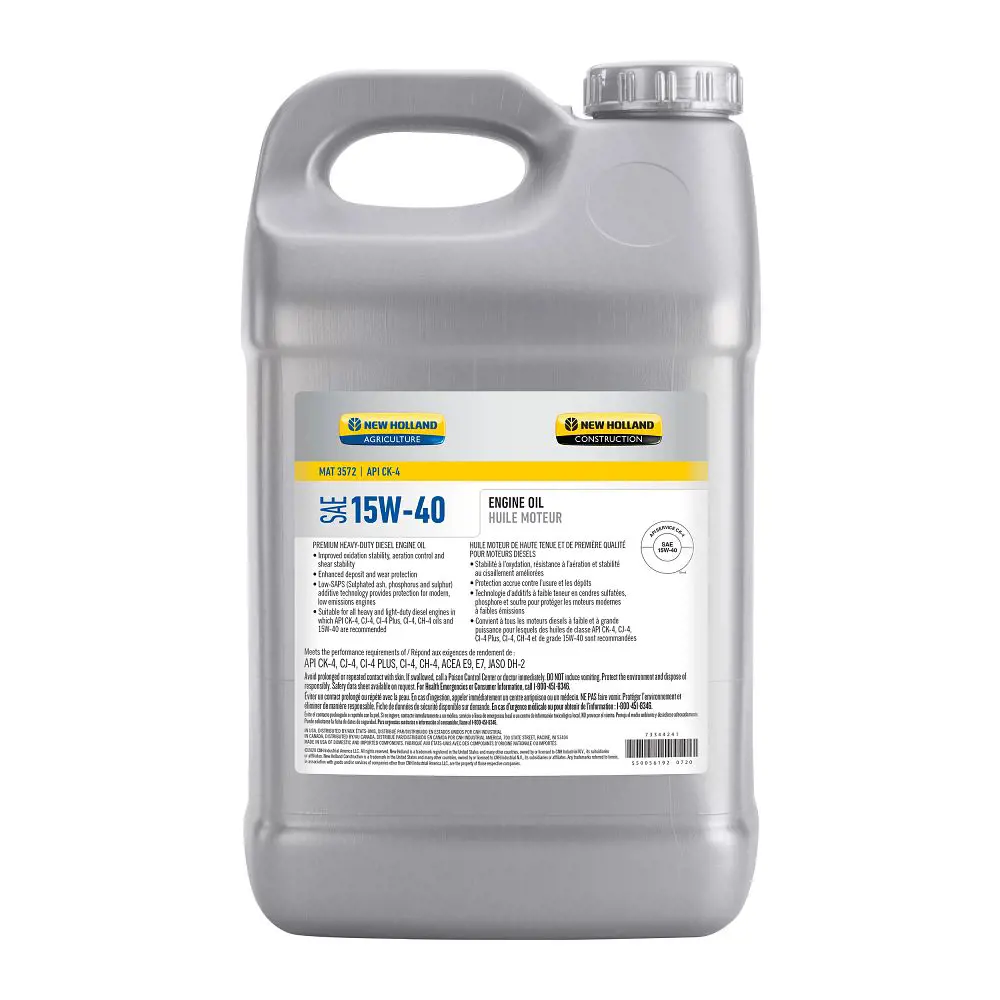 New Holland #73344241 15W-40 CK-4 Engine Oil 