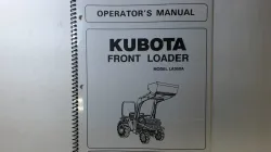 Kubota LA350 Owners  Manual  * Part #75535-69110